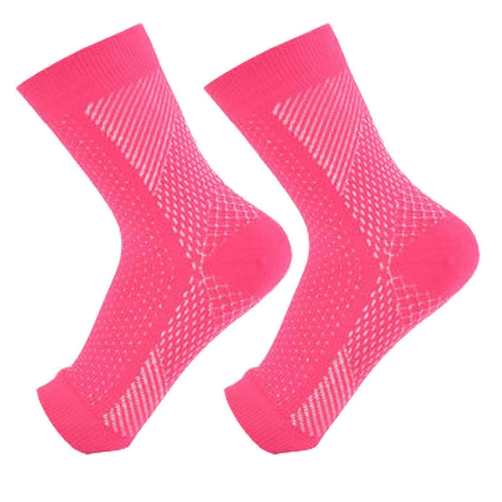 QingHai 1 Pair Compression Socks Breathable Super Soft Sweat Absorption Fitness Cycling Running Toeless Socks