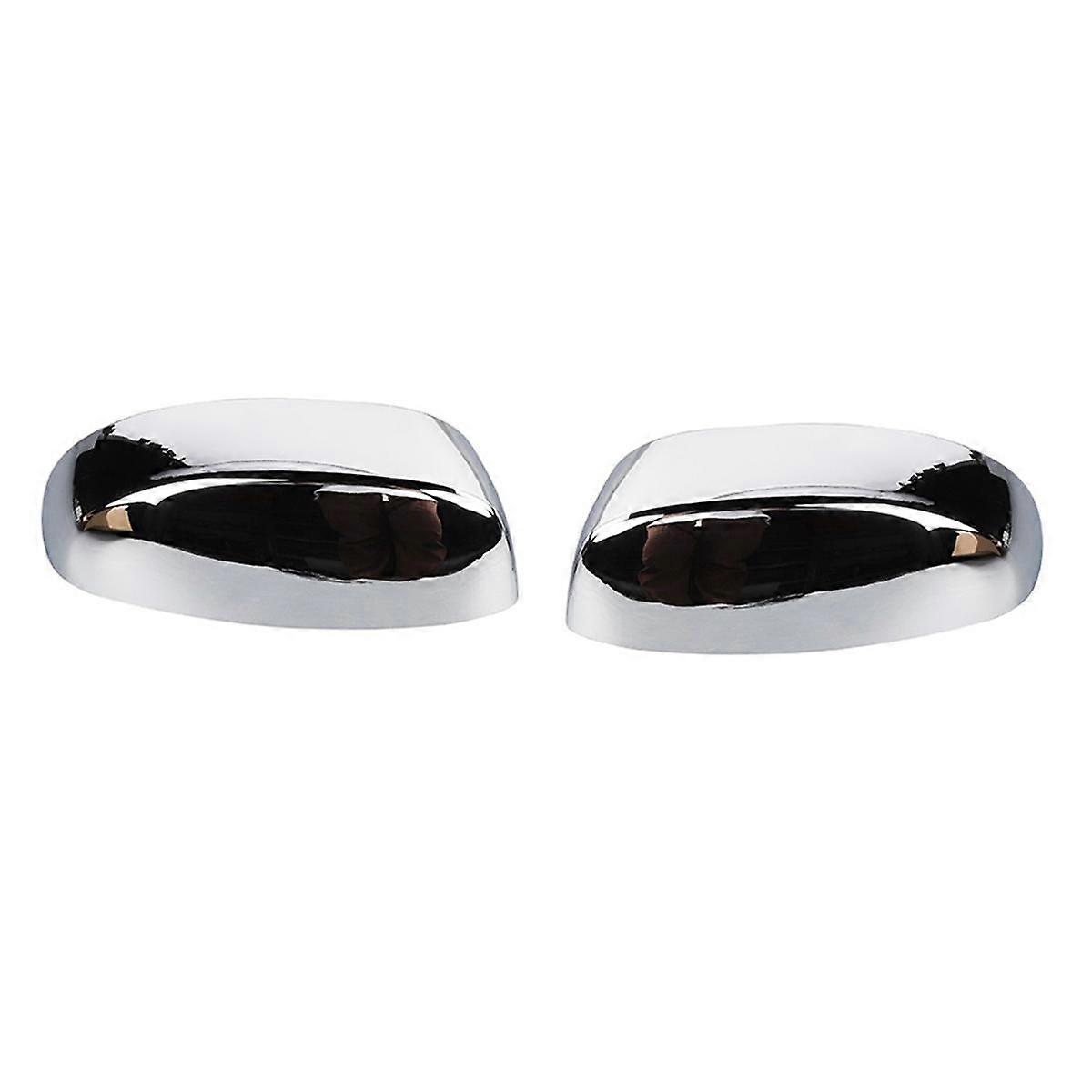 Side Mirror Cover Cap Trim for Accessories Silver
