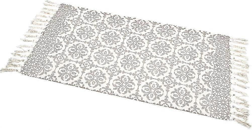 For Carpet Printed Woven Floor Mat Antique Tassel Cotton Thread Floor Mat Boho Style Can Be Used As Fron
