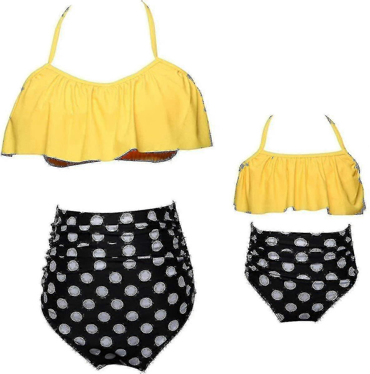 Maillot de bain pour filles Deux Pièces Bikini Set Falbala Maillots de bain Maillots de bain-n