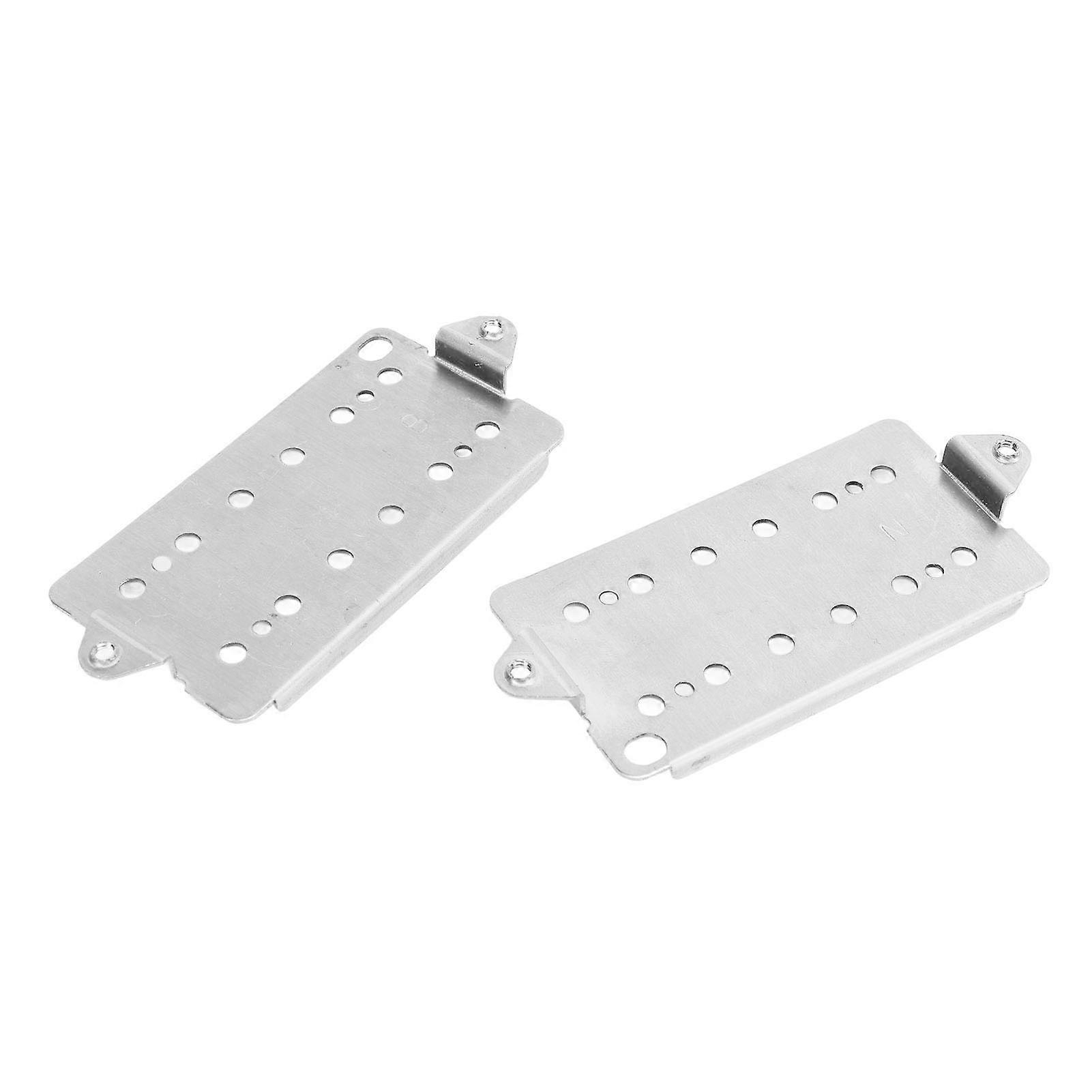 2Pcs Guitar Neck Bridge Pickup Base Plate Robust Exquisite Craftsmanship Pickup Baseplate Replacement