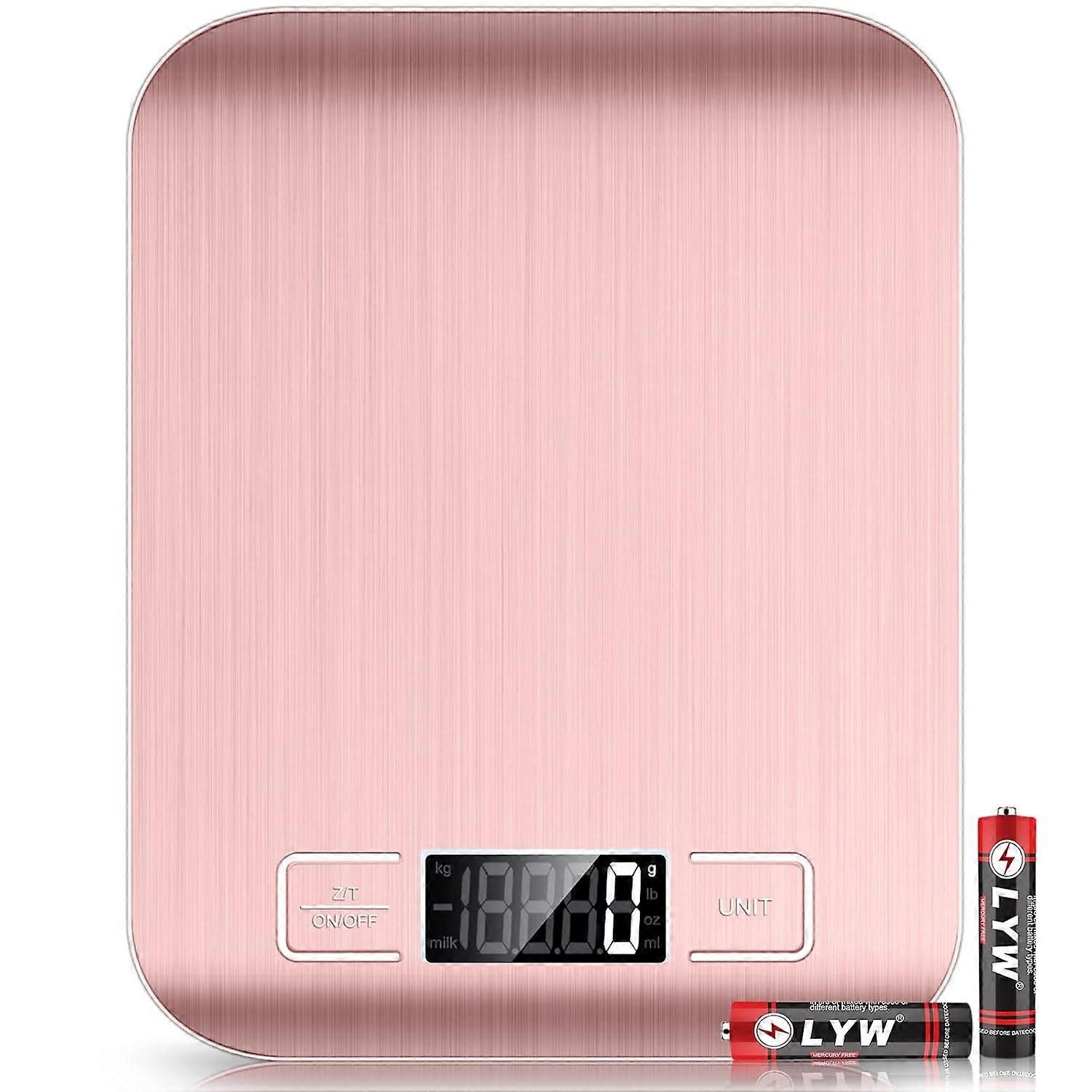 Digital Kitchen Scale for Baking and Cooking10kg Pink