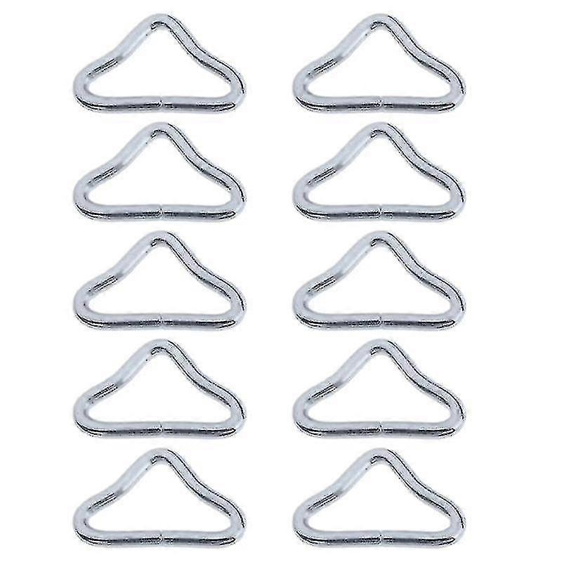 10pcs/pack الترامبولين حصيرة مثلث حلقات مشبك العالمي صالح الدائري الخامس الحلقات
