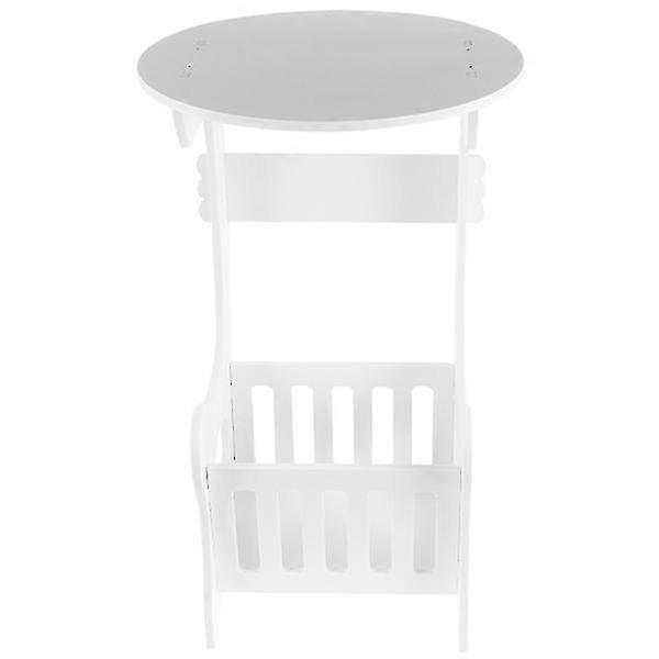 1 Pc Tea Table Mini Coffee Table Modern Bedside Desk Home Round Storage Table