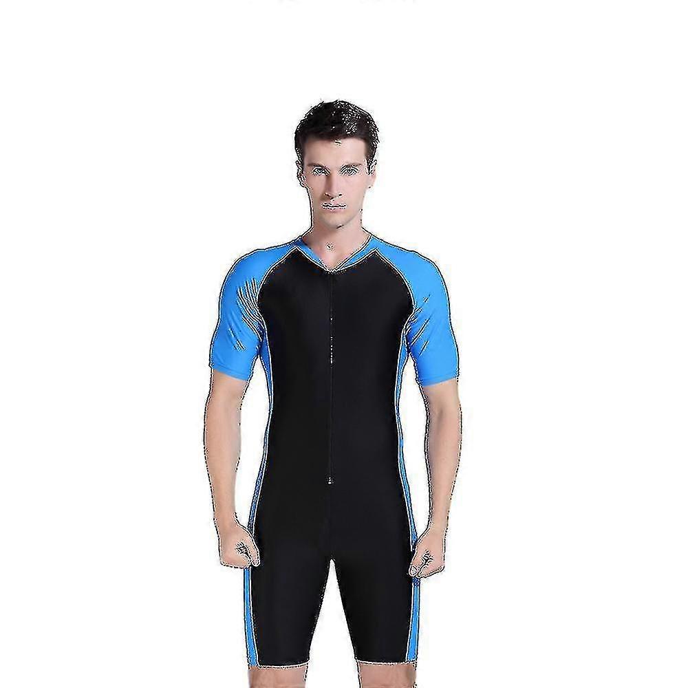 Manches courtes Hommes Maillot de bain de plongée en apnée d'une seule pièce Maillots de bain