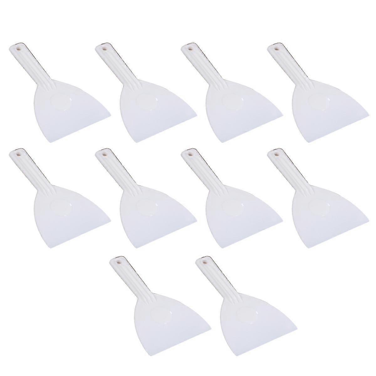 Cake Knife Plastic Scraper Butter Dough Cutter Diy Baking Kitchen Tool Soft Scraper Chocolate Shovel Triangle