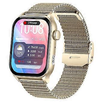 KR86 Tela AMOLED de 1,95 polegadas Relógio inteligente Monitoramento de saúde Relógio esportivo Suporte Bluetooth Call, Stee