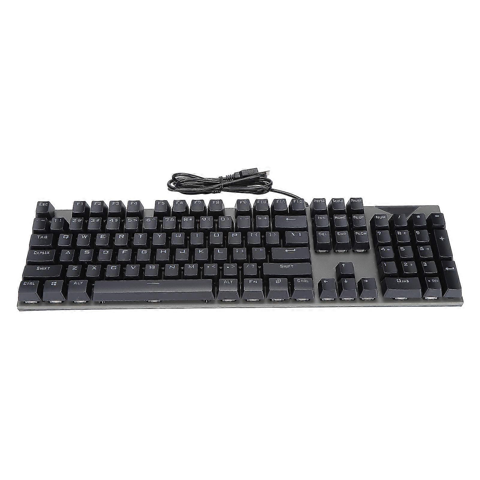Mechanical Keyboard Wired Gaming Backlight Ultra-Thin USB Keyboard compatible with Desktop PC Games Office-YM