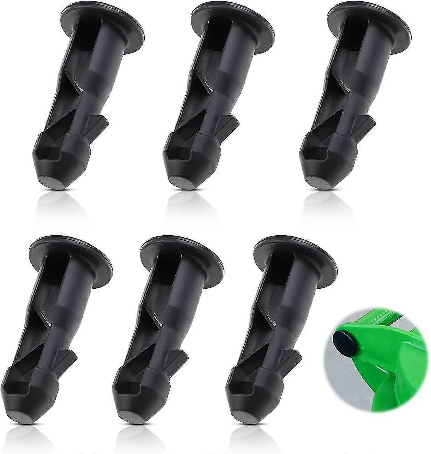 3x βαρέων καθηκόντων καρφίτσες 67x31mm μεντεσέδων κάδων wheelie ανθεκτικό μαύρο πλαστικό για τους κάδους απορριμμάτων 240L