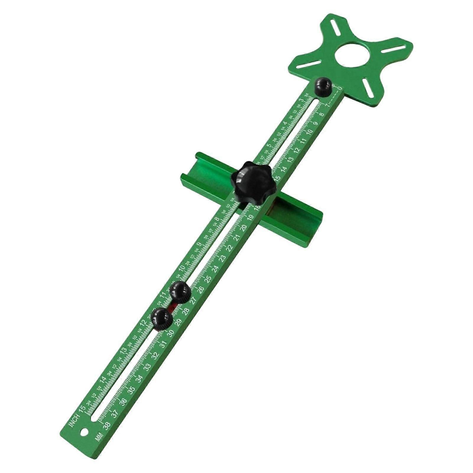 Router Milling Groove Bracket for Trimming Machine Router Circle Cutting Jig Green