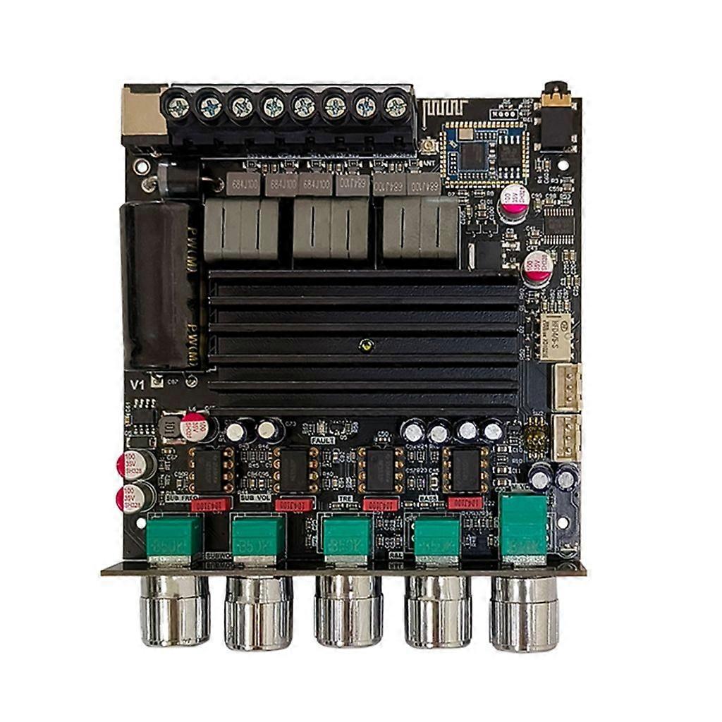 2x100W+200W 2.1 Channel  Bluetooth-compatible Power Subwoofer Amplifier