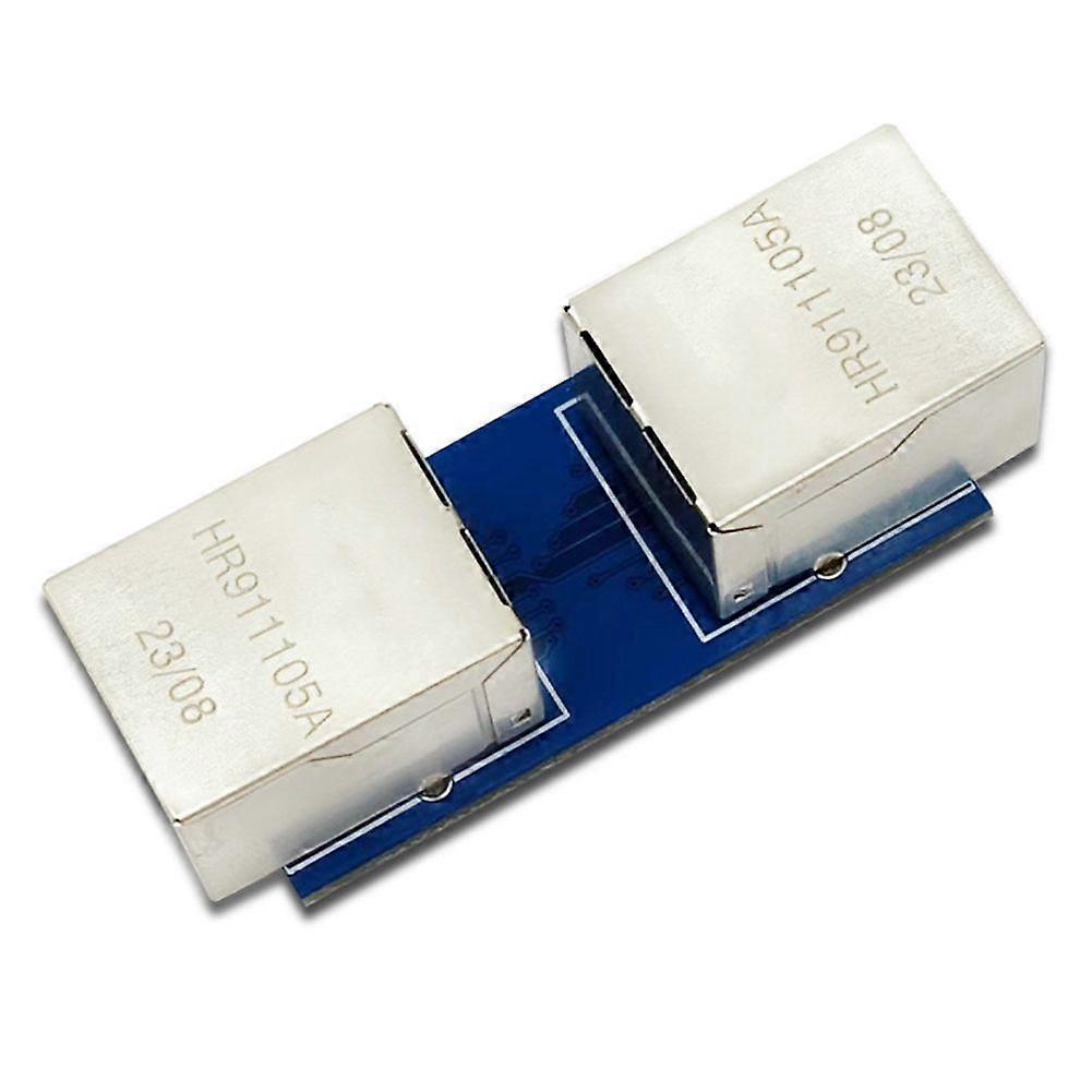 Gigabit Ethernet Cable Adapter Module Network Cable Extension Connector RJ45 Adapter Network Straig