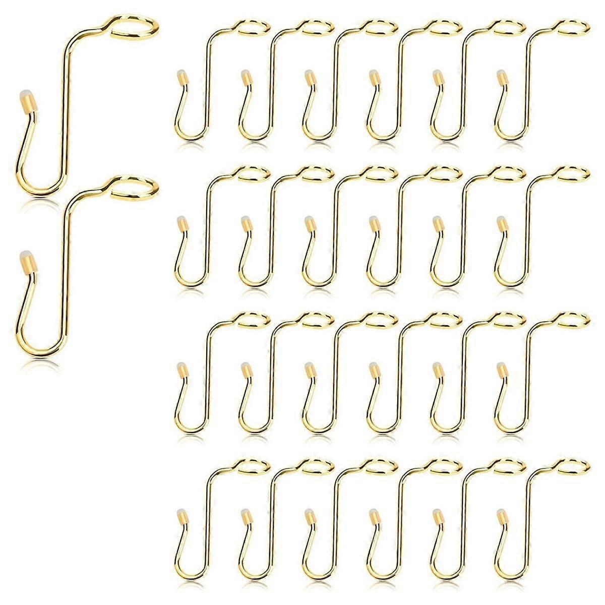 50PCS Hanger Connector Hooks Hanger Extender Hooks Stable Clothes Hanger Connector for Clothes Hang