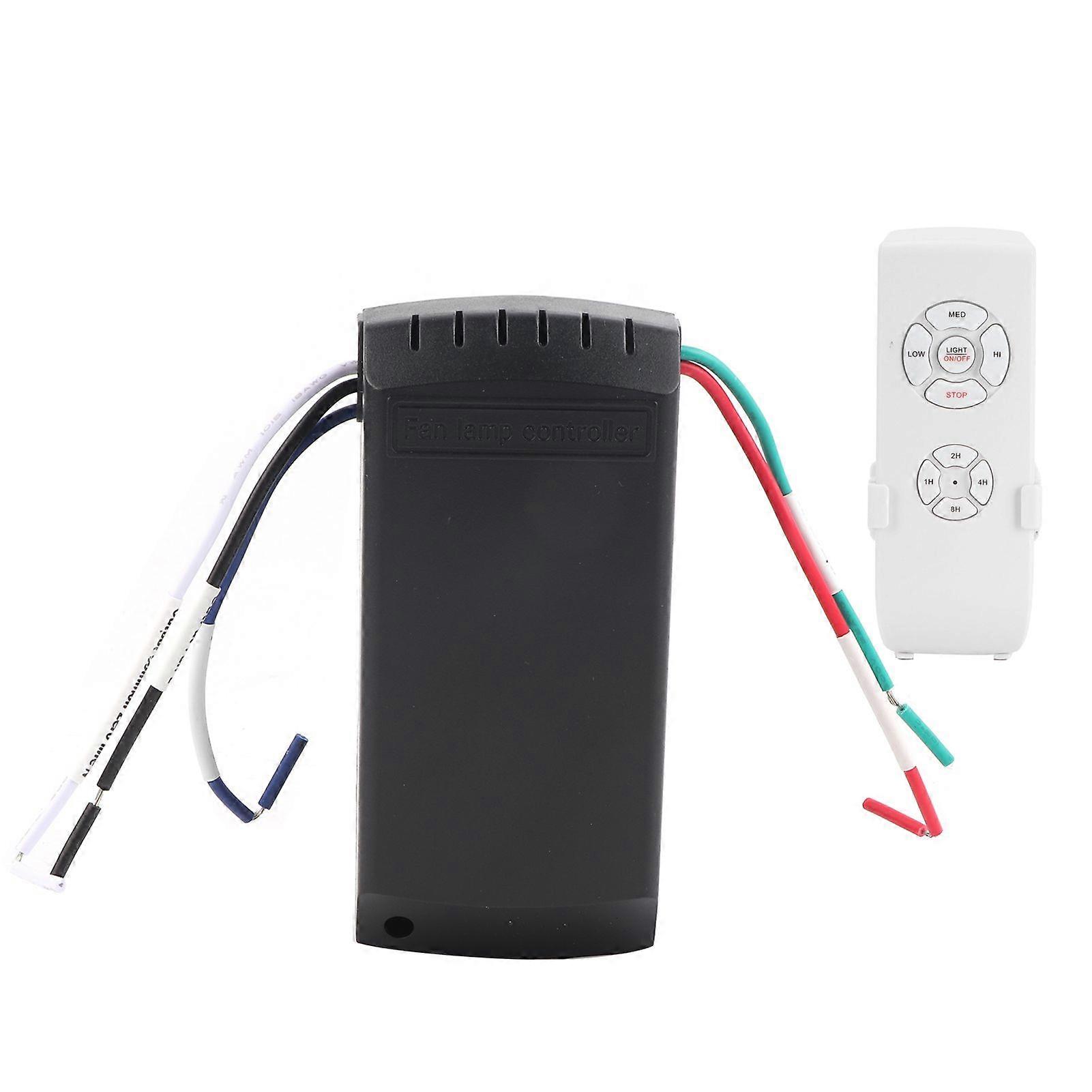 Ceiling Fan Remote Control Kit Wireless Timing Remote Control for Ceiling Fan lamp 85-265V