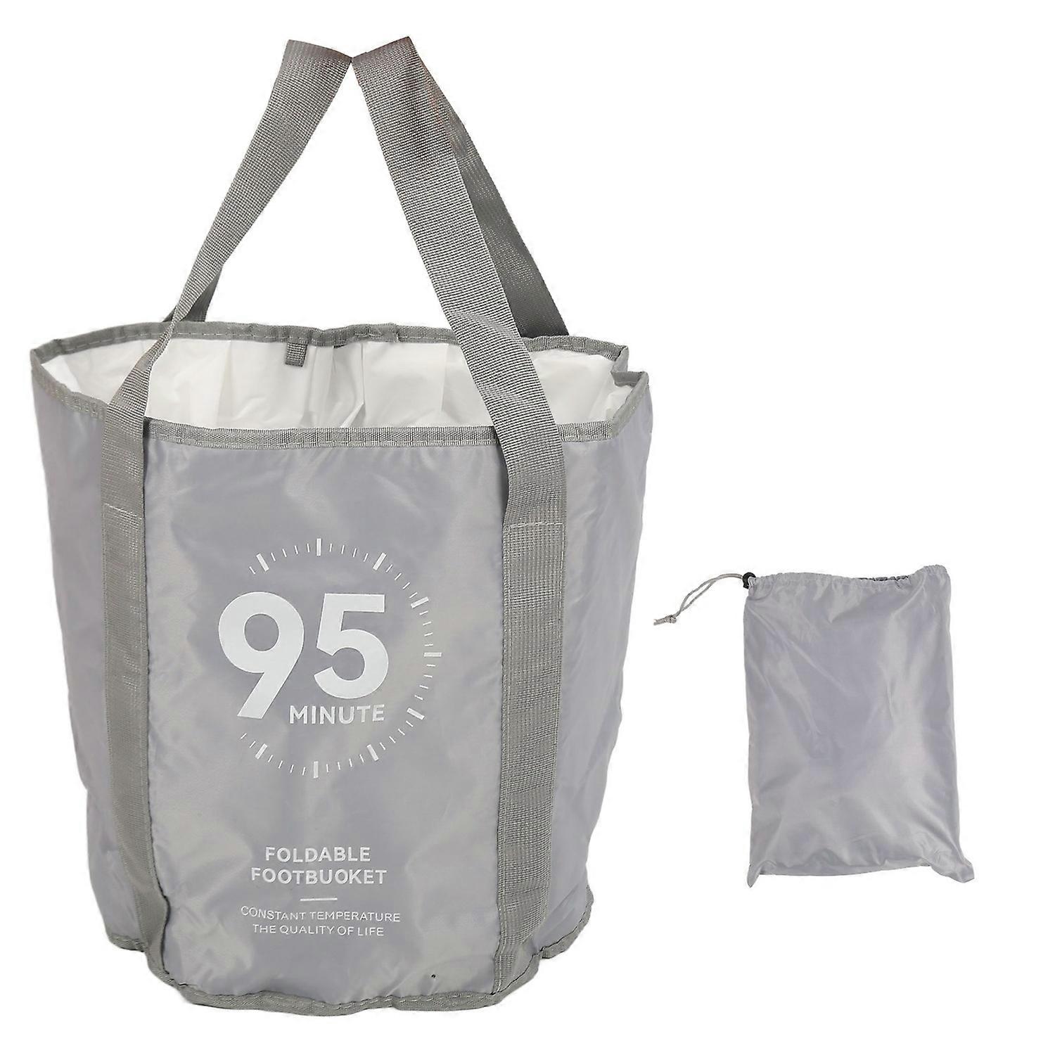 حوض حمام القدم القابل للطي متعدد الوظائف مقاوم للماء محمولة دلو نقع القدم للتخييم 