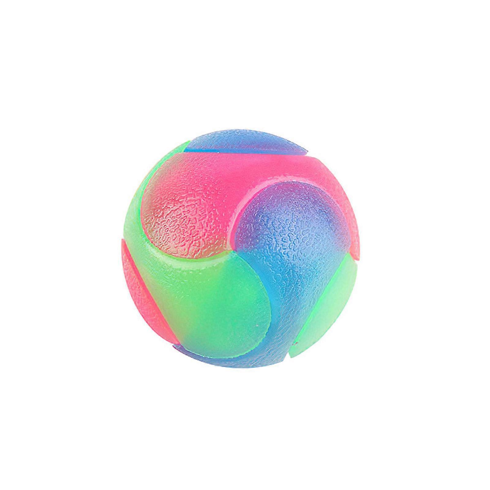 Dog Chew Toy, 5cm Flashing Bouncy Rubber Ball