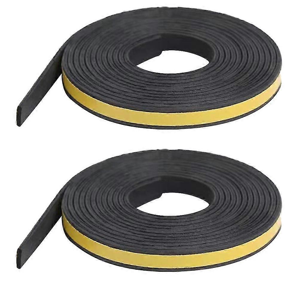 2 Pcs Weather Stripping Adhesive Foam Tape Soundproof Weatherproof Adhesive Weatherstrip Door Seal