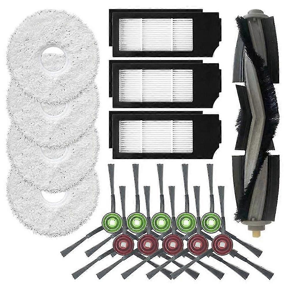 For Ecovacs Deebot X1 Omn Mop Cloth Main Brush Side Brush Hepa Filter