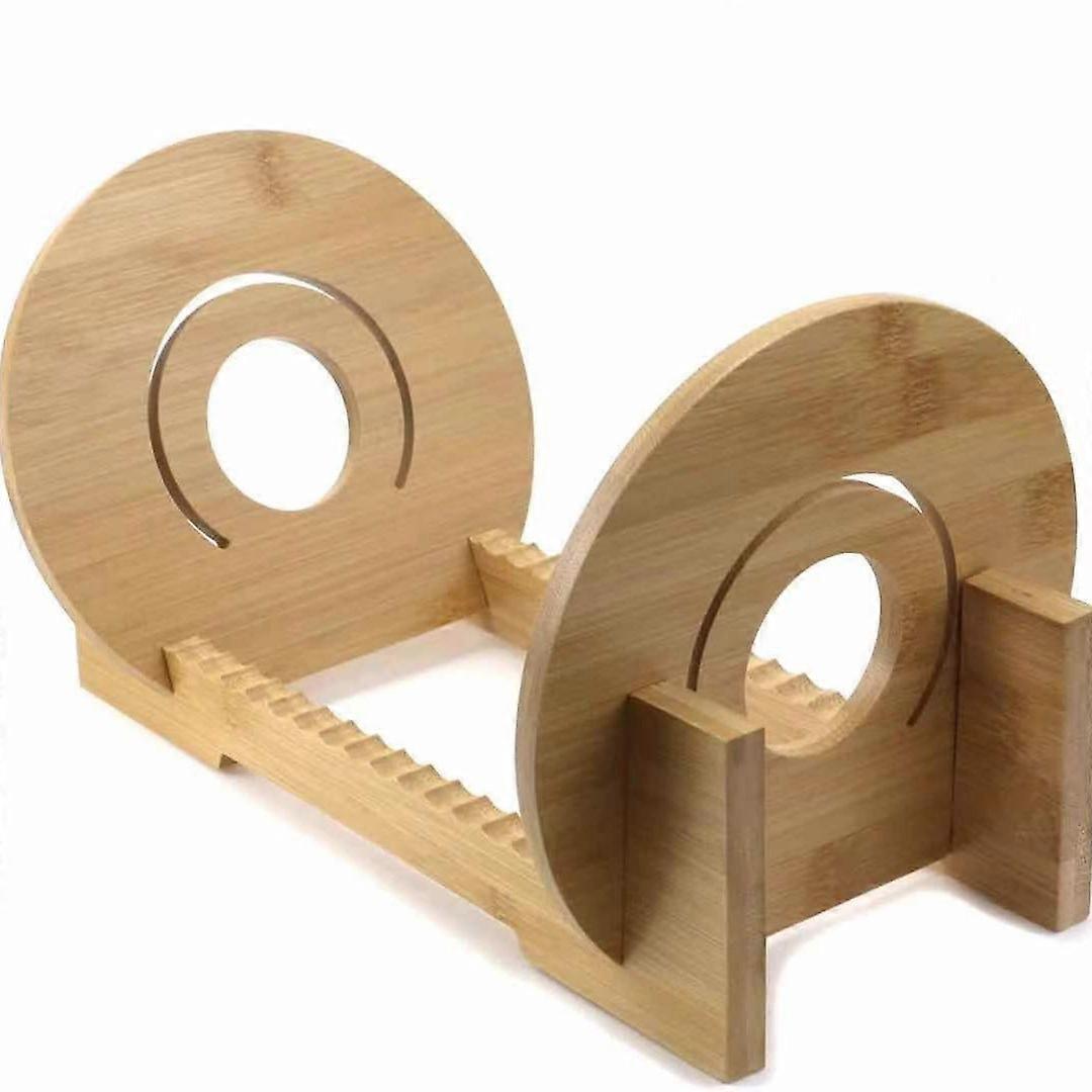 Desk CD Storage Rack Solid Wood Creative Exquisite Craftsmanship Desk CD Stand for Home