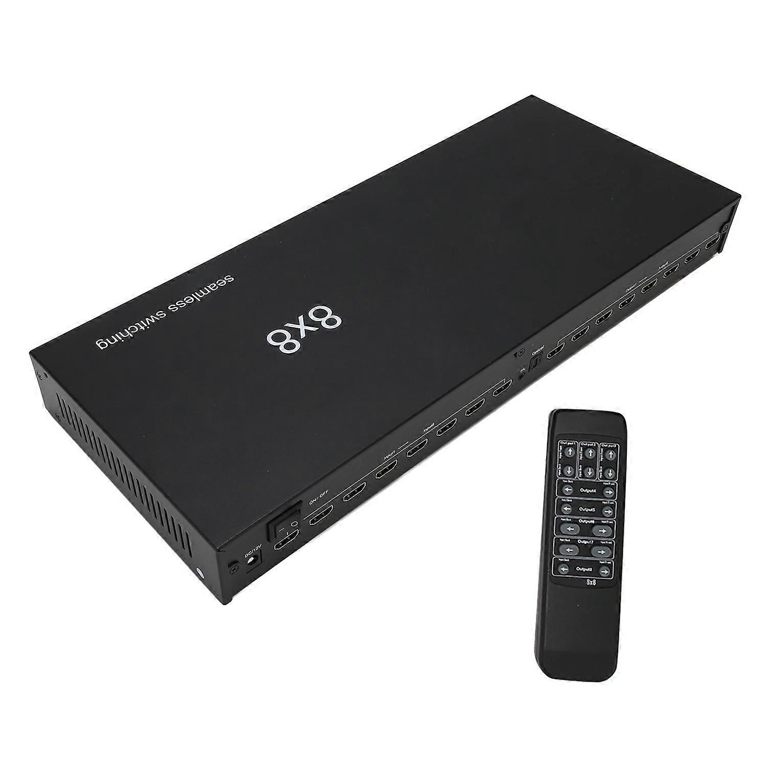 8x8 HD Multimedia Interface Matrix Splitter Seamless Switching 8 in 8 Out HD 1080P Matrix Switcher 1