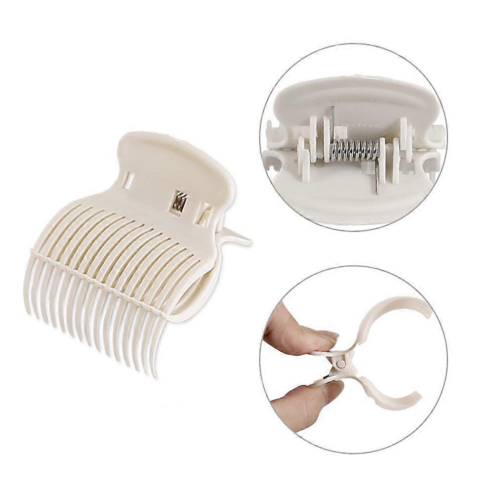 12pcs Hot Roller Clips - Plastic Hair Rollers & Claw Clips for Perfect Curls