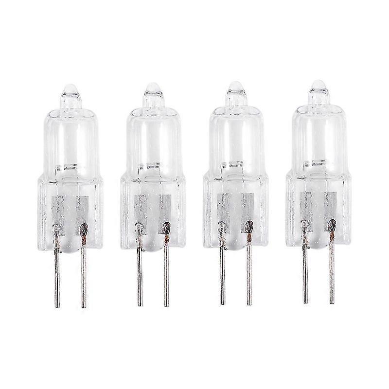 12V 20W 2ピン G4口金 ハロゲン電球 4個 温白色