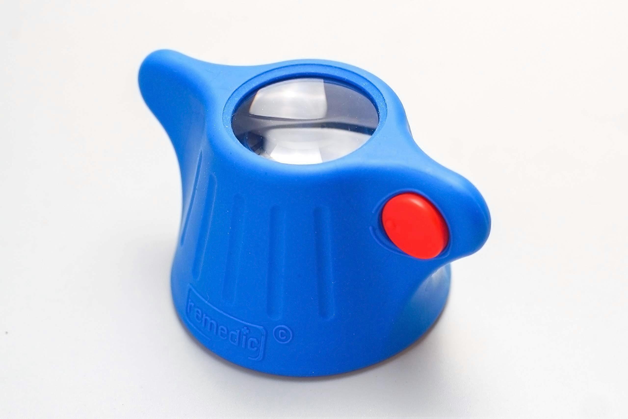 Multi-Function Medicine Bottle Opener with Magnifying Glass and LED Light, Easy to Use, Portable Design