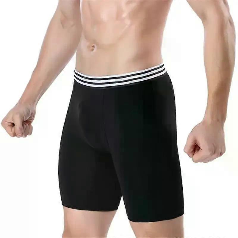 Plus Size Flat Pants Major Boxing Soft Fashion Mens Underwear Soft Swimming Trunks Men Flat Angle Comfortable Ice Silk Texture