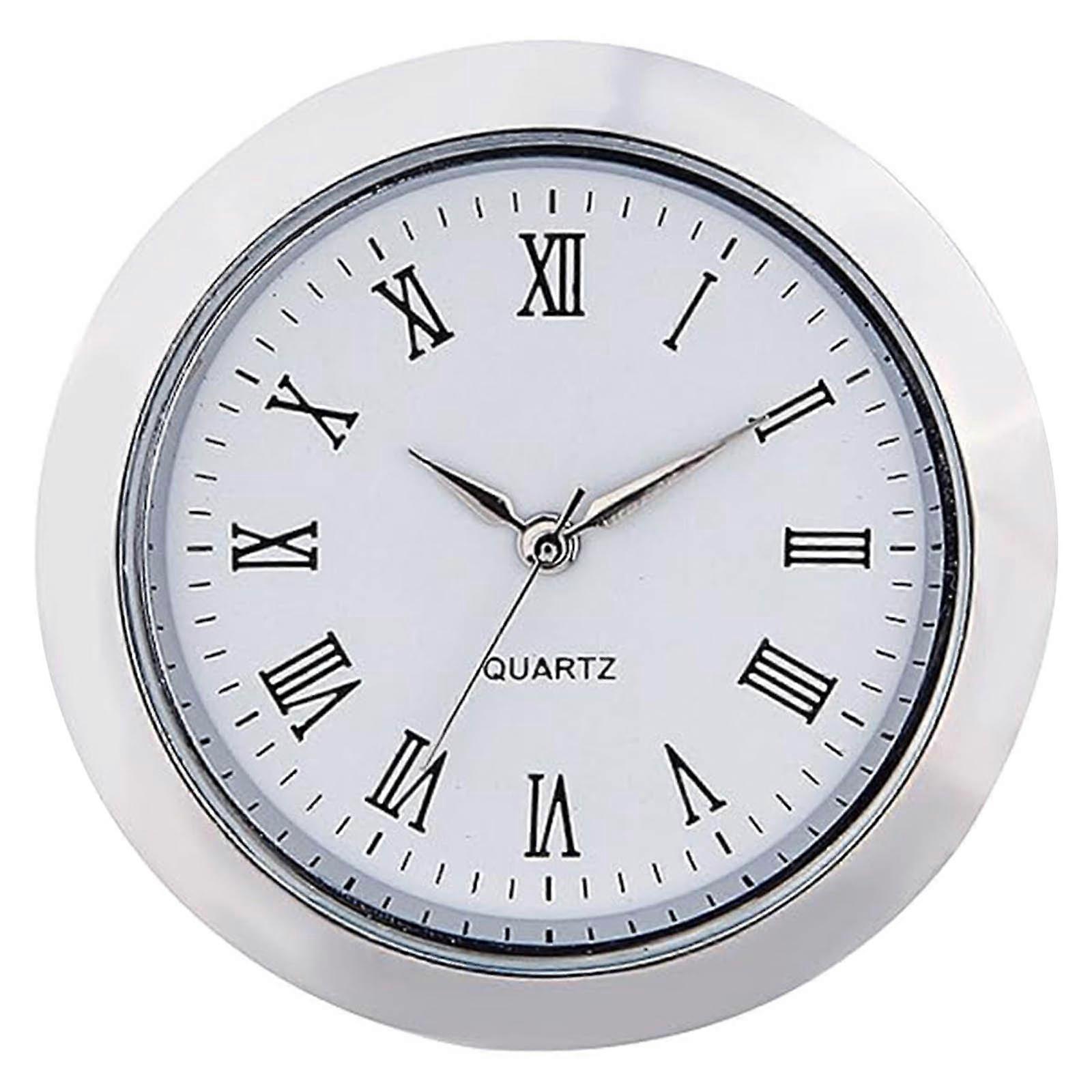 36mm Quartzs Clocks Insert, Craft Clock Movement Round Clock Head Inlaid Bells Cores with Roman Numerals