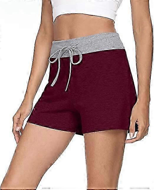 Summer Casual Shorts Lightweight Comfortable Pajama Shorts Elastic Waist Drawstring Shorts