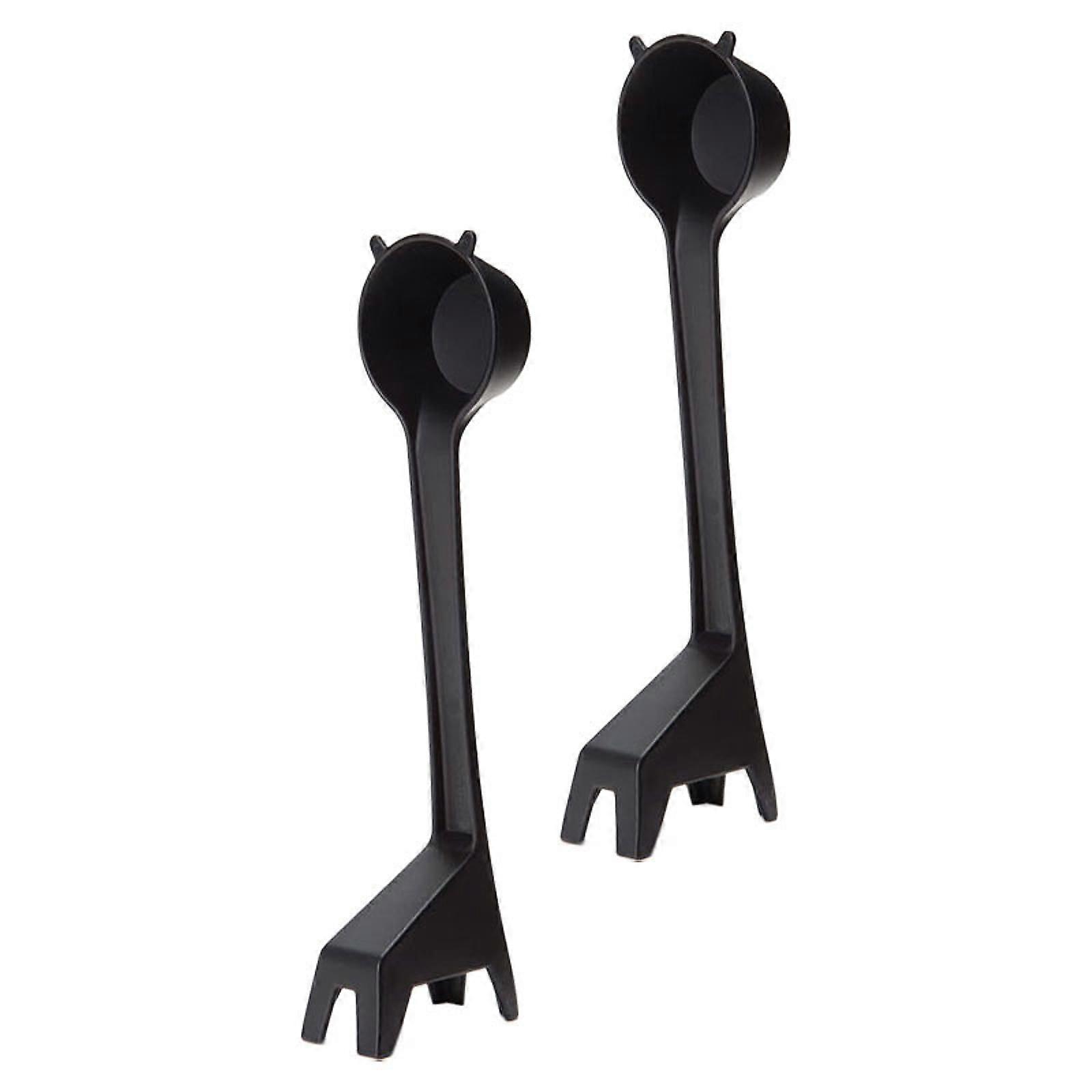 2Pcs Coffee Bean Spoon Compact Stirring Spoon for Baking Ingredients Cooking