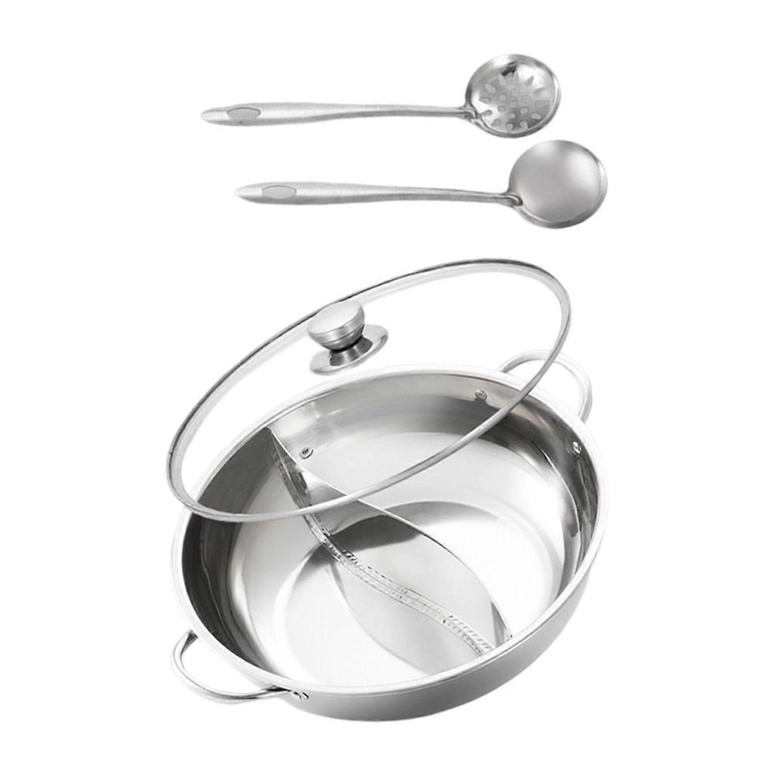 Pot with Divider Cookware Kitchenware Cookware Cooking Pot for Party