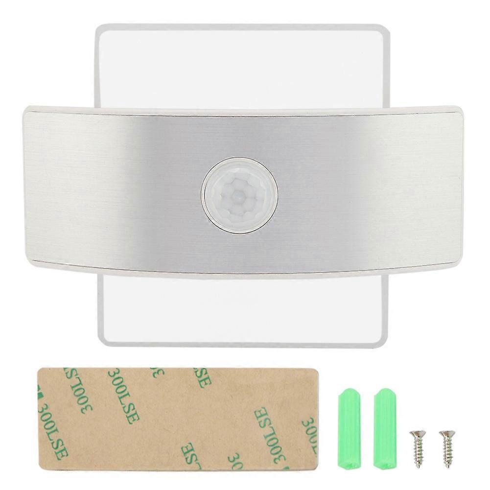 Battery Powered LED Closet Wall Lamp with Human Body Induction, Motion Sensor, Warm White, 3-Mode Brightness