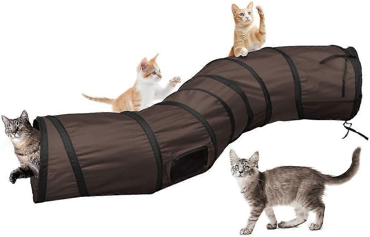 猫トンネル猫のおもちゃSトンネルペット猫はトンネルチューブ折りたたみ可能な子猫のおもちゃ猫を再生