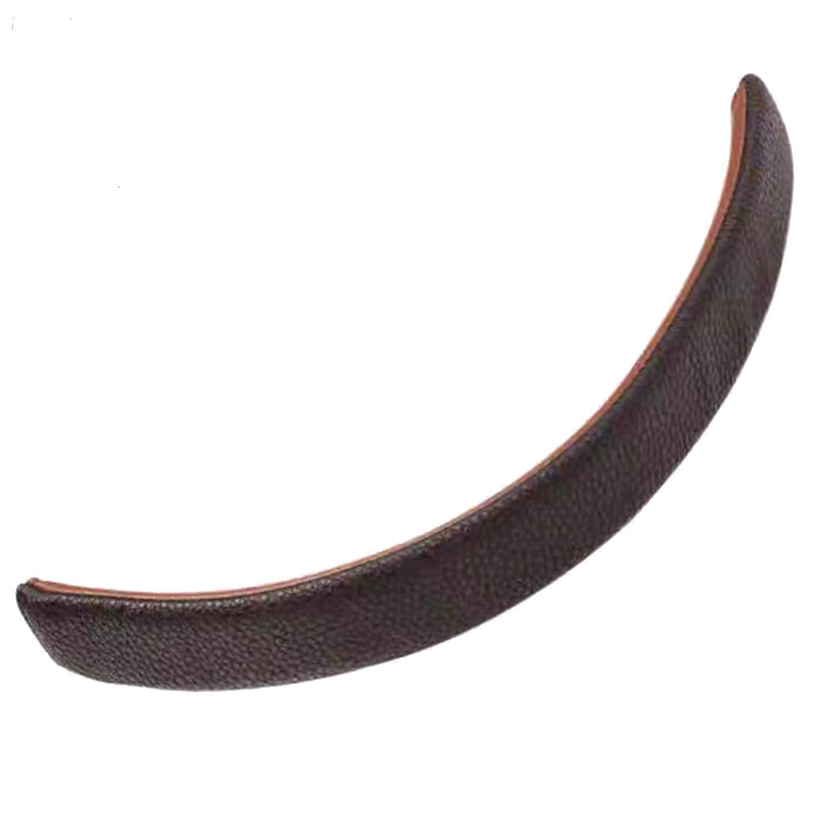 casque de remplacement bandeau en cuir Head Beam Top Cushion Pad pour 3 4 marron