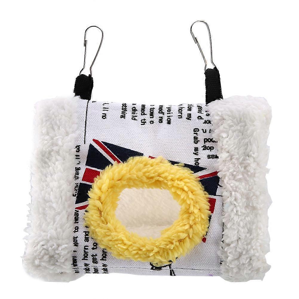 Plush Bird Hanging Cave Parrot Nest Hammock for Winter Comfort, Soft Material, Suitable for Small to Medium Birds