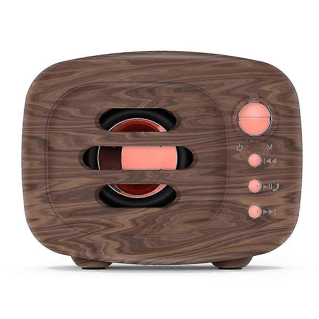 Small Wireless Nostalgic Speaker Mobile Phone 5.0 Support Tf Usb Rechargeable