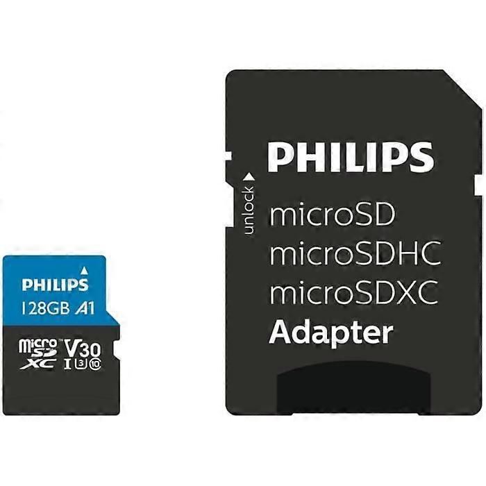 Flash Card - PHILIPS - MICRO SDXC 128GB - Class 10 - UHS-I U3 - Speed 100 MB/s