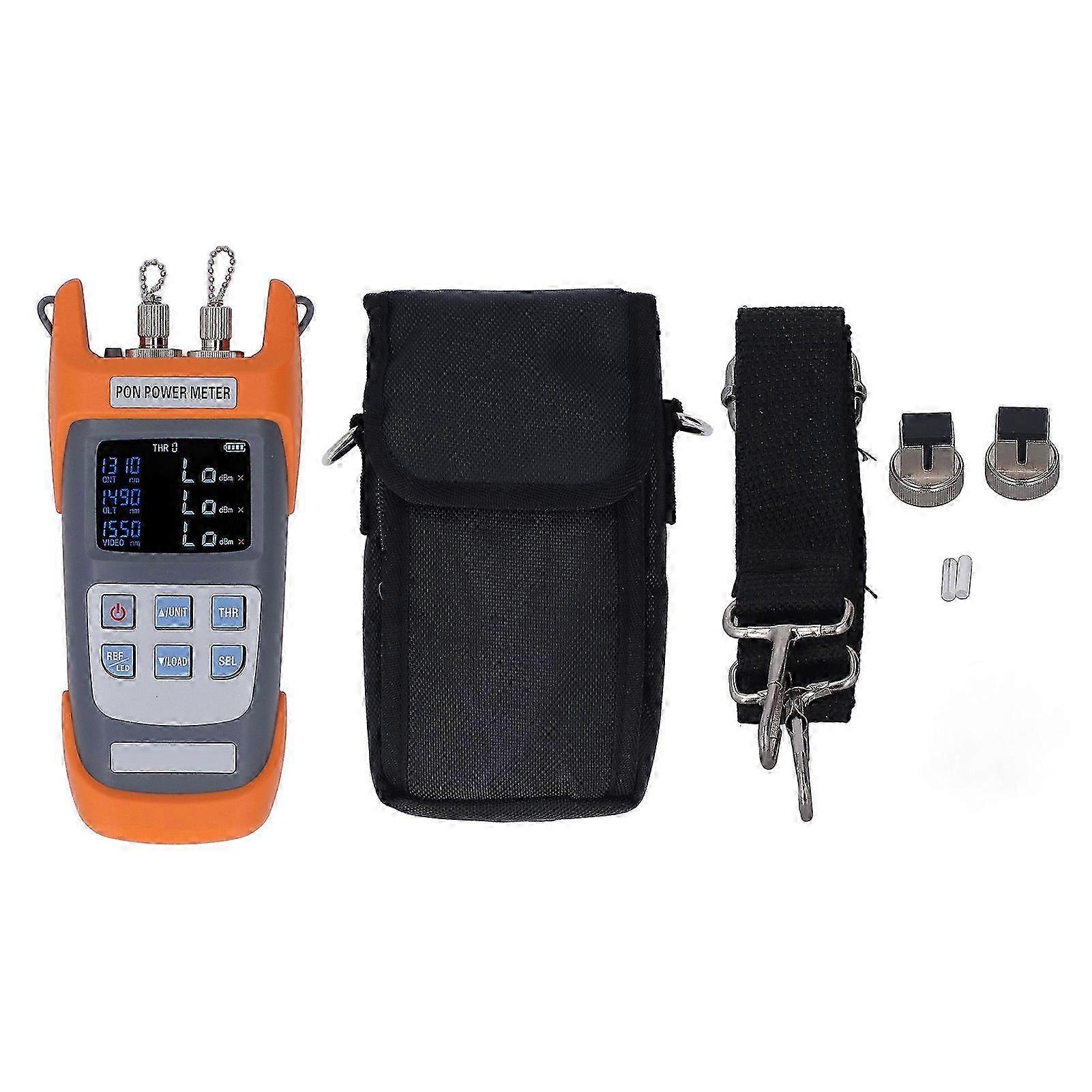 Handheld PON Optical Power Meter Automatic Calibration Threshold Setting ABS USB Port PON Net Tester