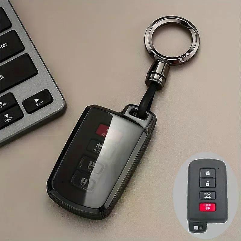 New TPU Car Remote Key Case Cover Shell compatible for  Toyo-ta Corolla Camry RAV4 Highlander Auris CHR Avalon Land Cruiser Protected Fob Bag