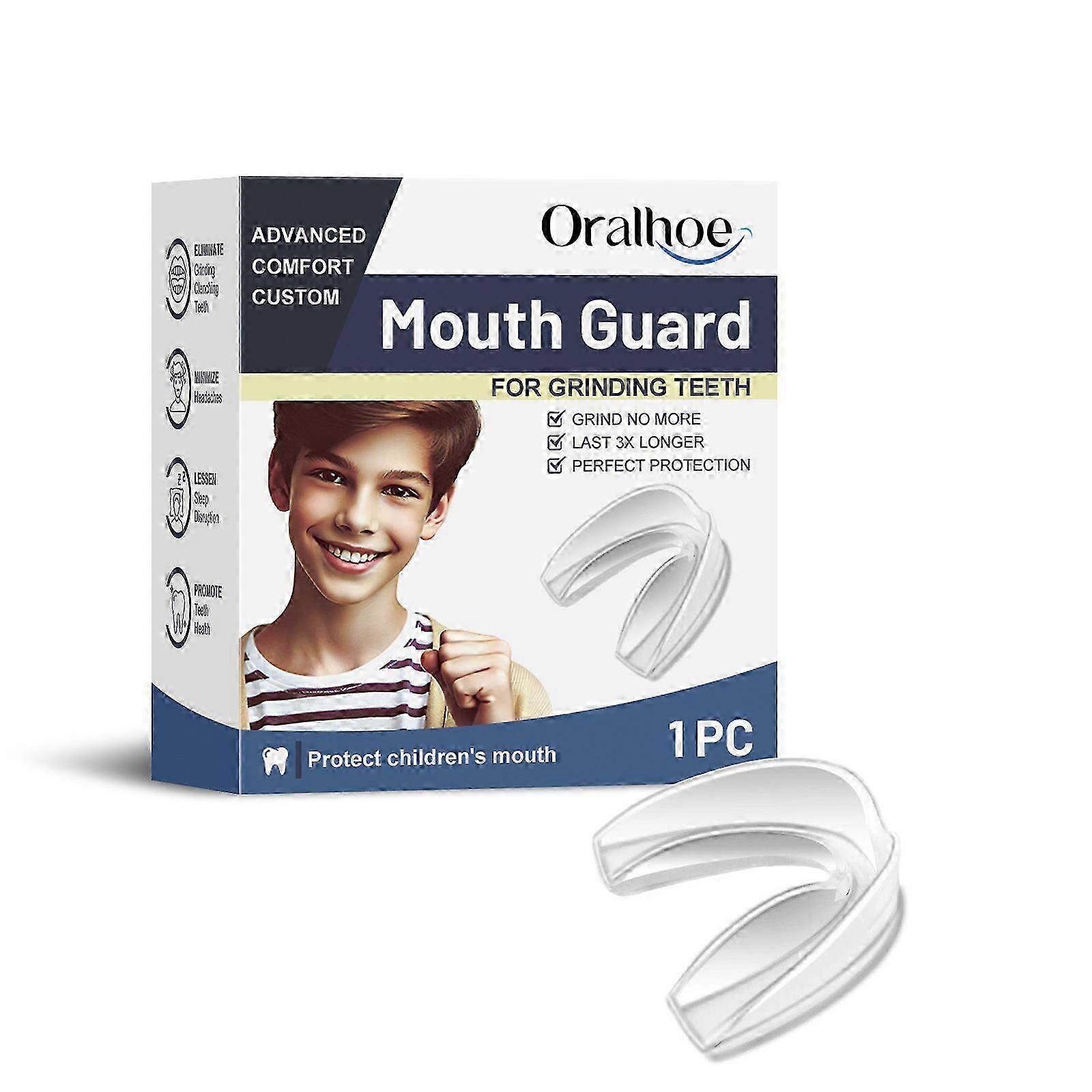 Kids Mouth Guard for Grinding Teeth, Moldable Night Guards for Clenching Teeth,Comfortable Dental Guard,Stops Bruxism