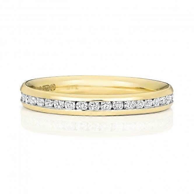 Wedding Band 9ct Gold Diamond Eternity Ring W230/I