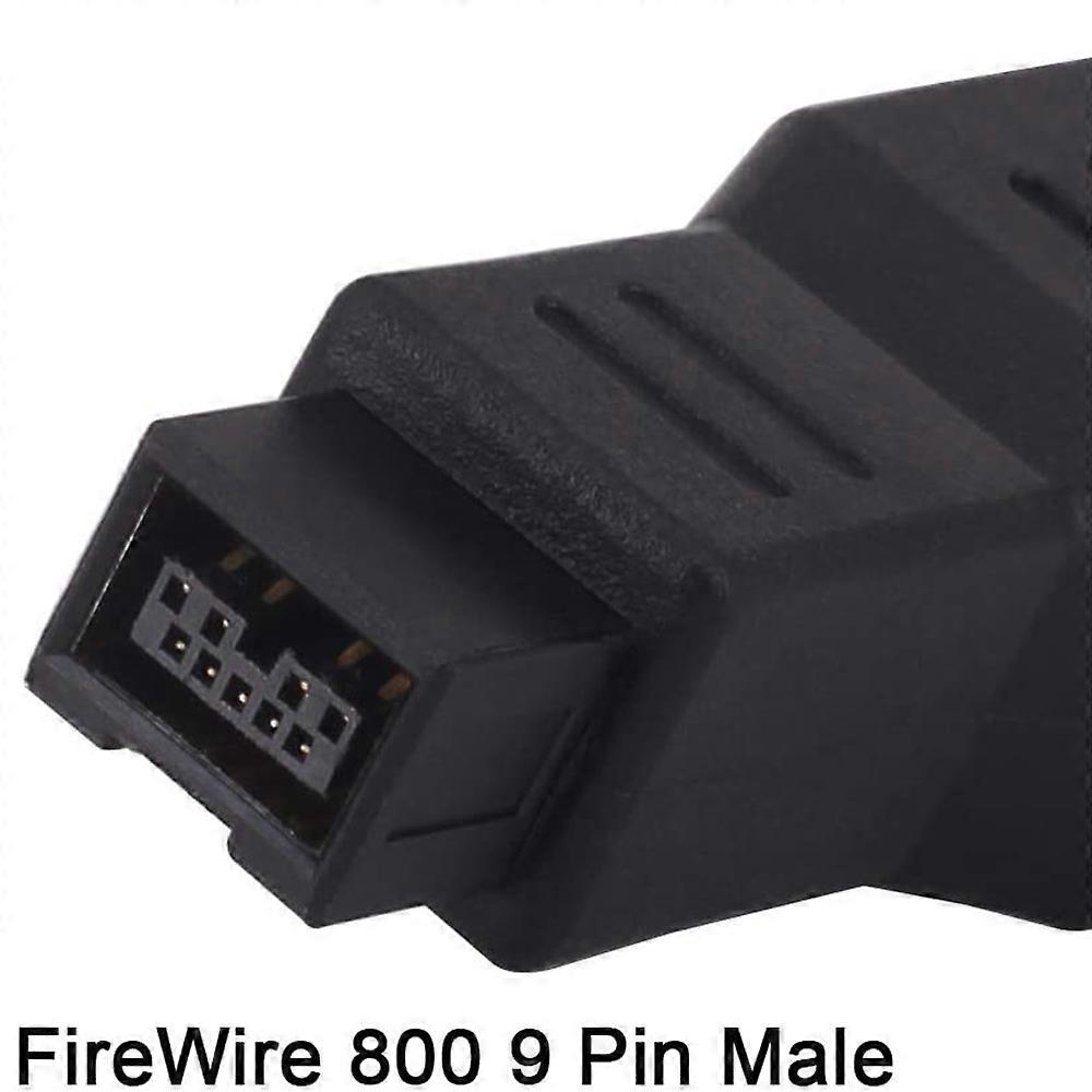 IEEE 1394 Type A 400 6 Pin Female To 1394 Type B 800 9 Pin Male Data ...