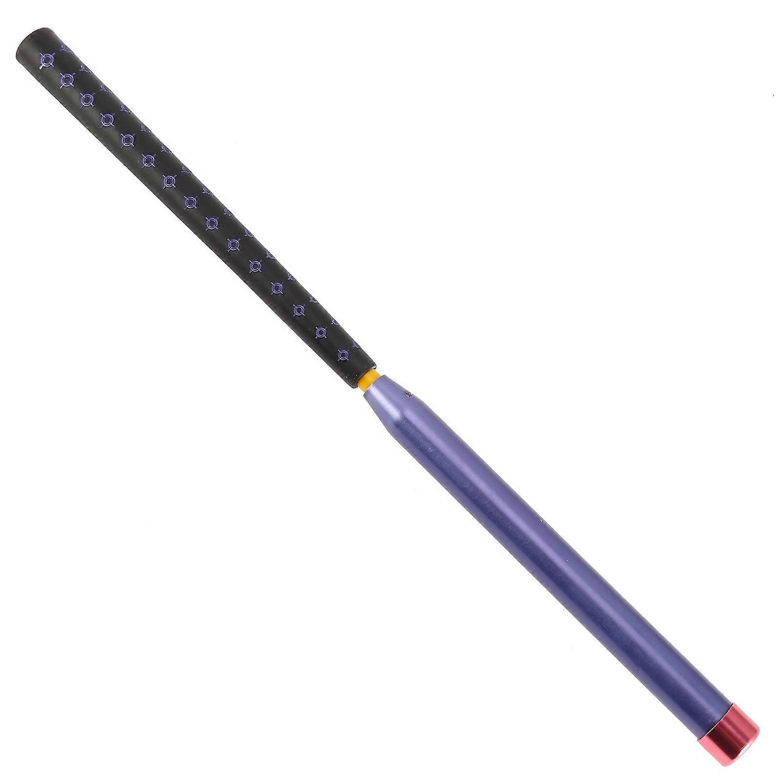 Golf Swing Accessory Practice Stick with Sound Rubber Grasp Handle Aluminium Alloy Body with Length 48cm/18.9in