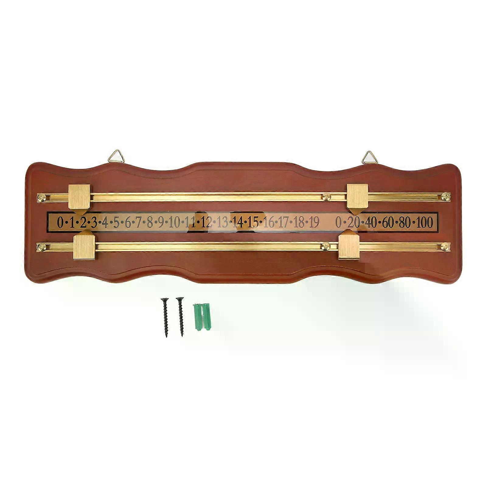 Billiard Game Scorer Multifunctional Score Recorder Billiard Game Simple Medium Density Fiberboard for Table Tennis