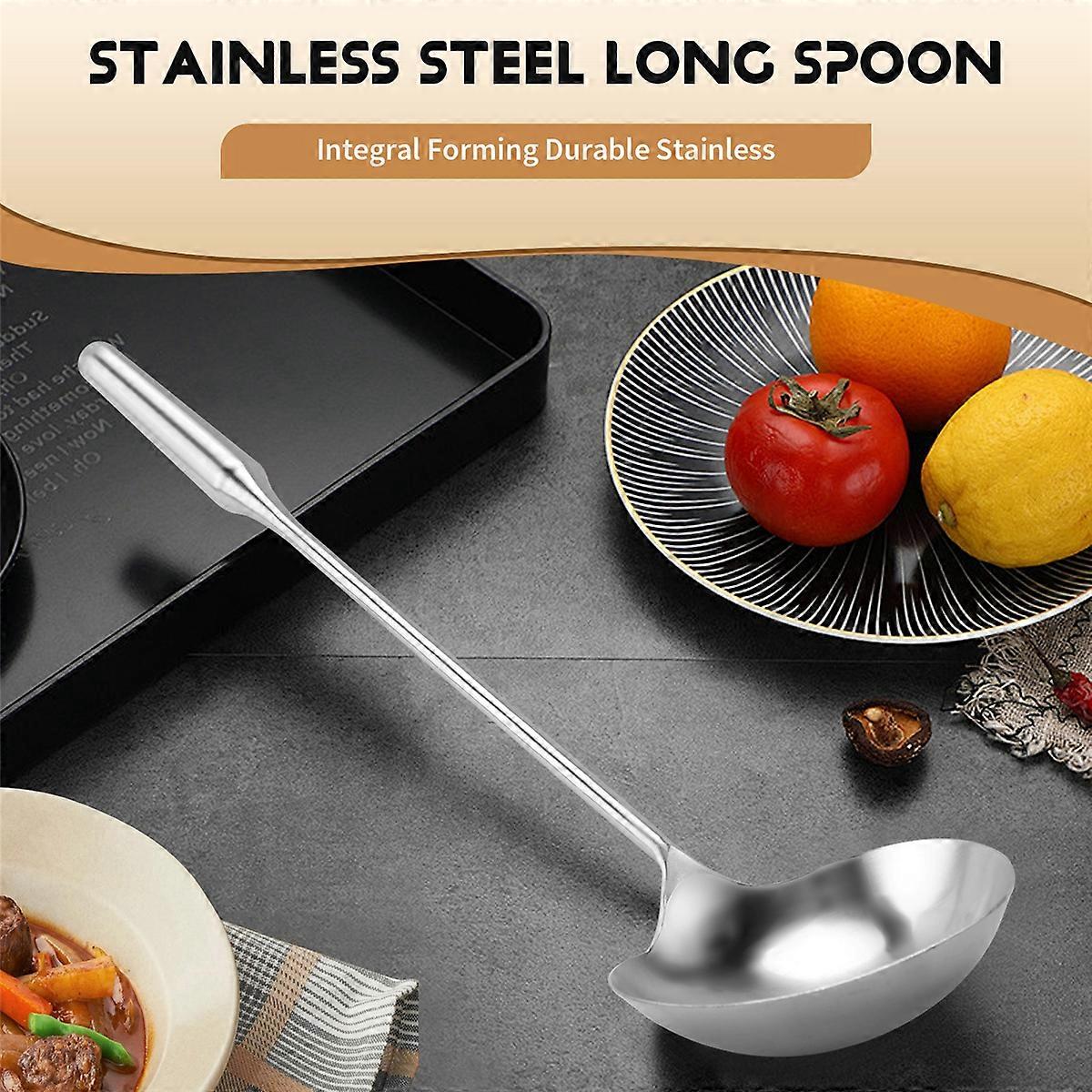 Soup Ladle, the Longer Handle Shovel Spoon Rustproof, Stainless
