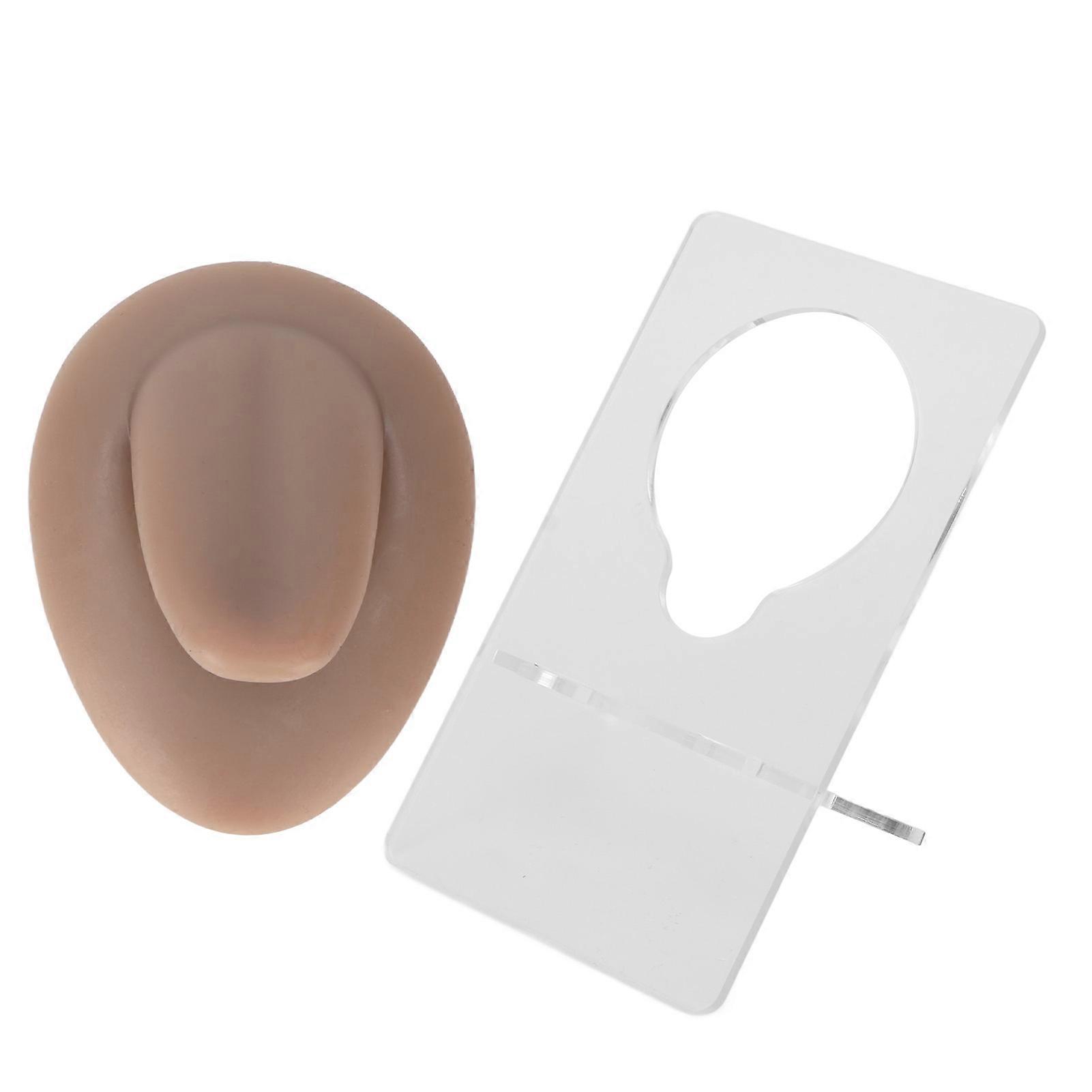 Silicone Tongue Model Soft 3D Acupuncture Flexible Fake Tongue Piercing Display Model for Teaching
