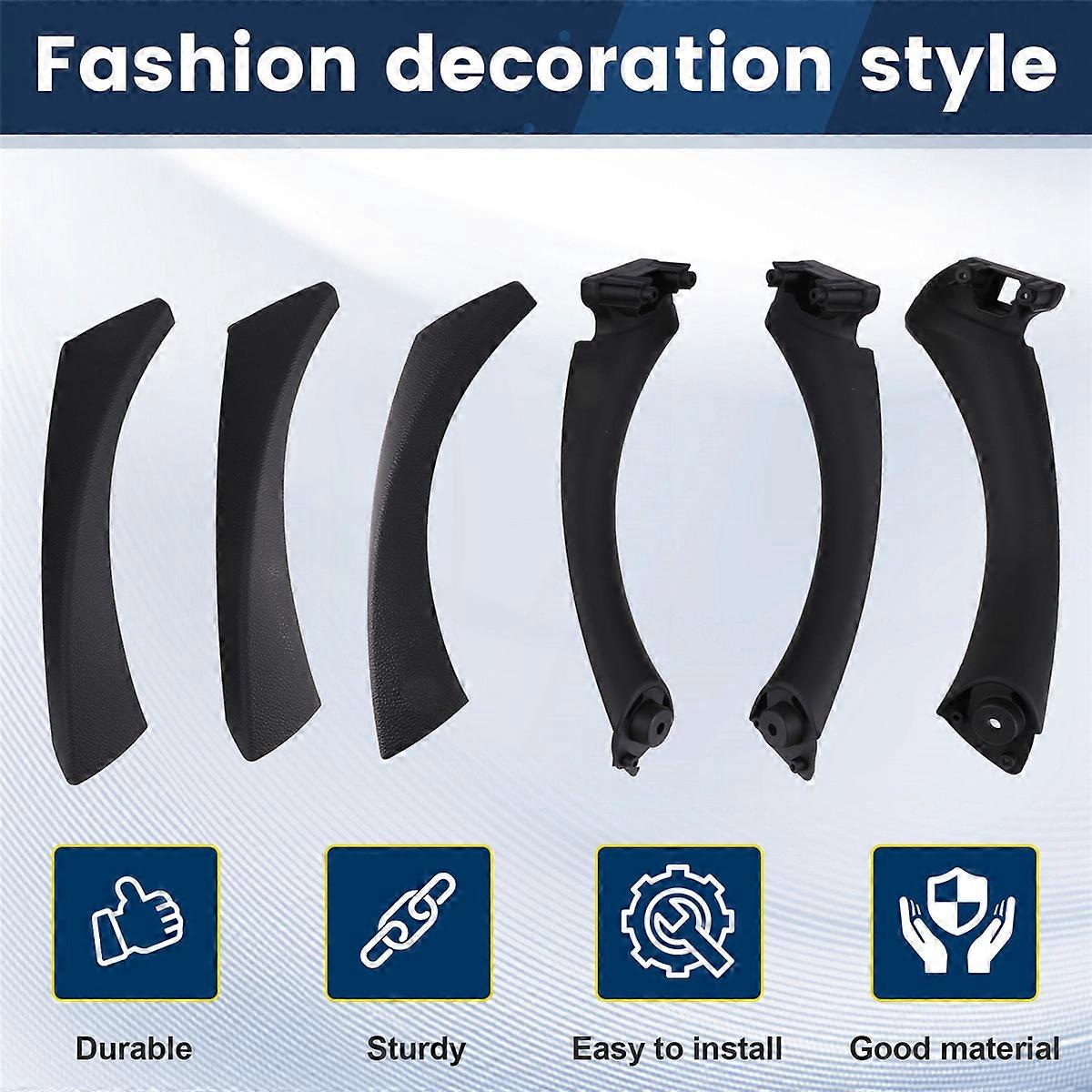 Door Pull Handle Set Replacement for BMW 3 Series E90 E91 E92 316 318 320 325 328i 2004-2012