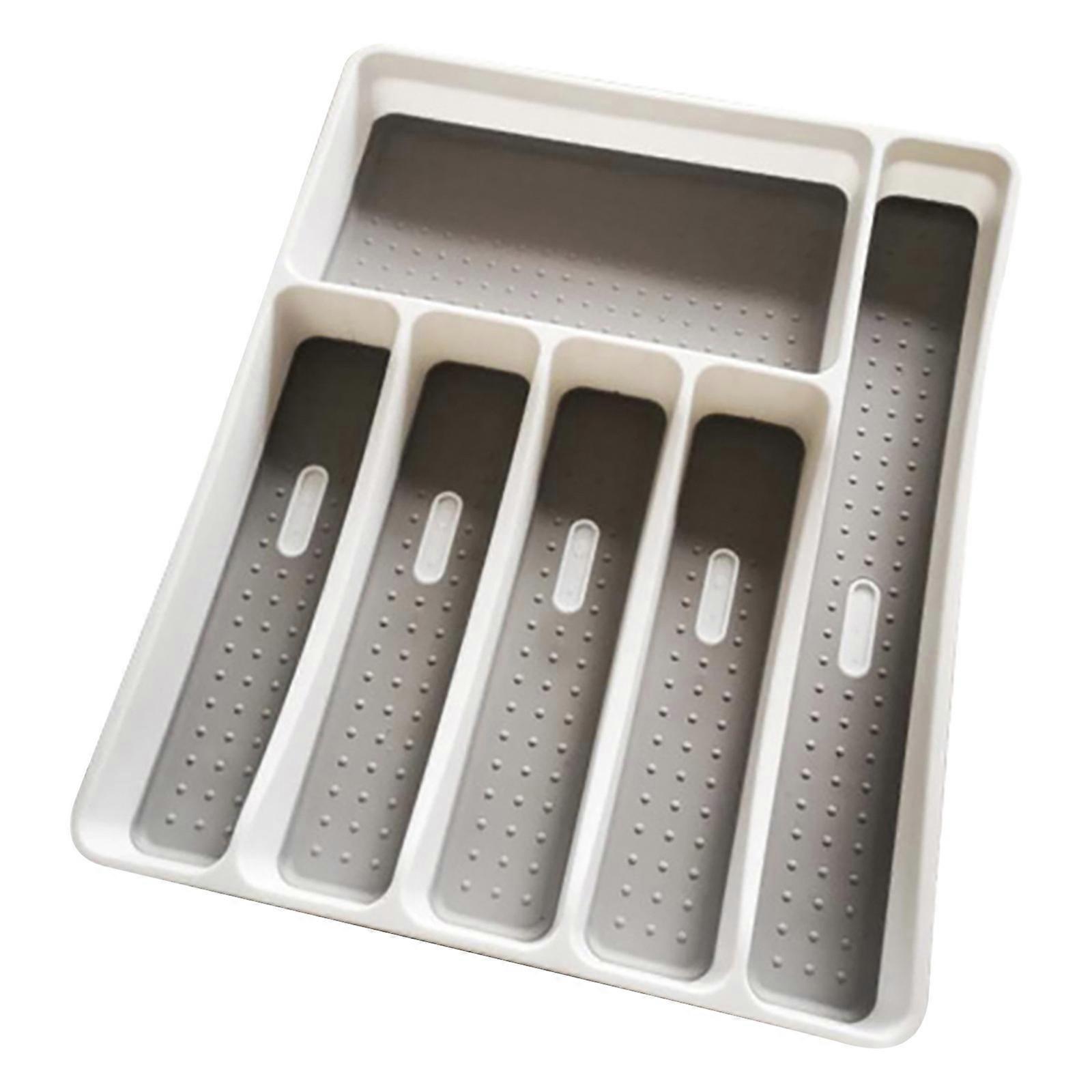 Classic Silverware Tray Cutlery Tray 6-Compartments Kitchen Organizer Kitchen Aid
