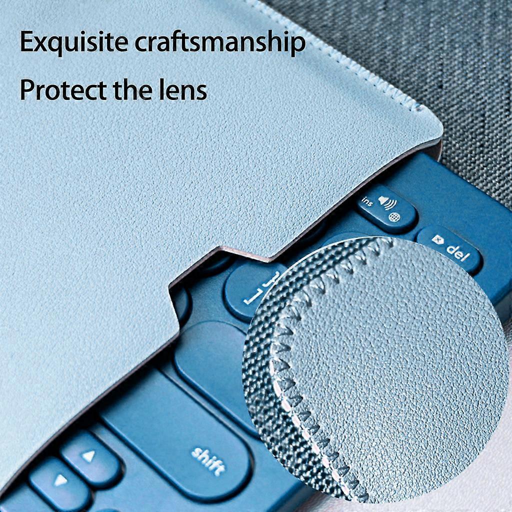 Washable PU Leather Keyboard Sleeve for Case for K380 Wireless Bluetooth-compatible Multi-Device Keyboard Keyboard light pink